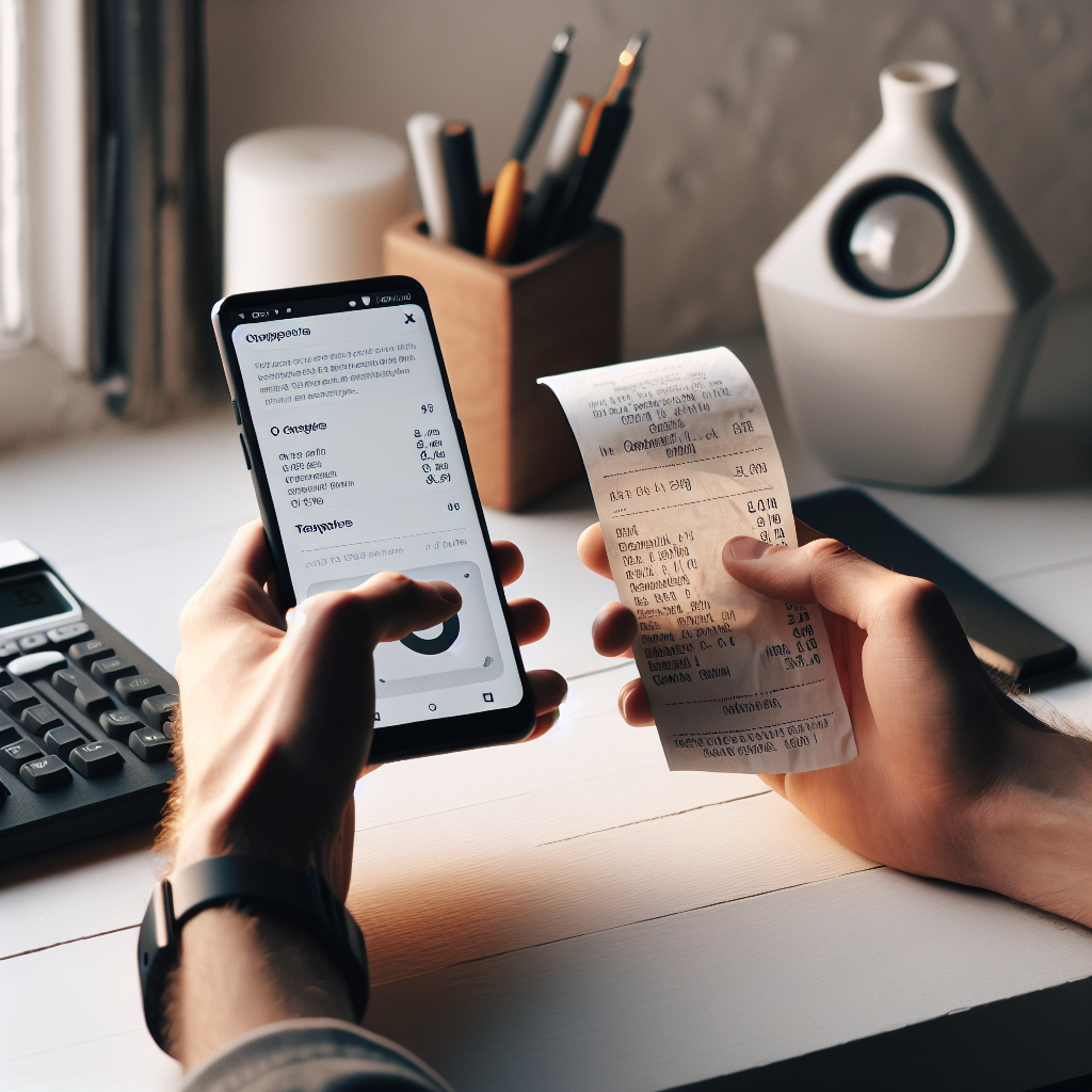 ZZP'er controleert bon op echtheid met AI-app, praktische tips